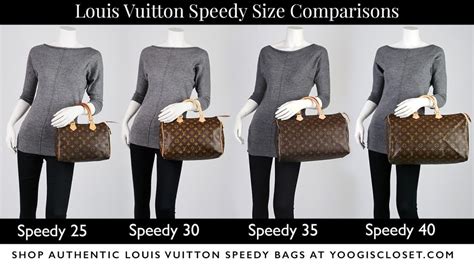 louis vuitton bag speedy|louis Vuitton Speedy size chart.